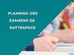 Planning des Examens de Rattrapage S1 | ENSIT